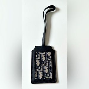 Dior luggage tag